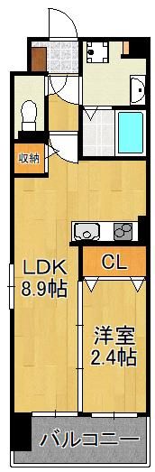 アピアランス歯大前の間取り画像