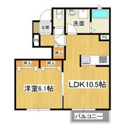 ロングウッド ハウスC棟の間取り画像