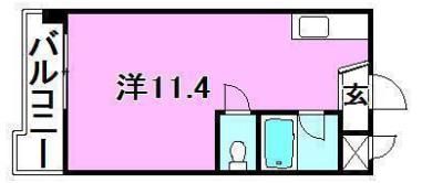 森ビル第8の間取り画像