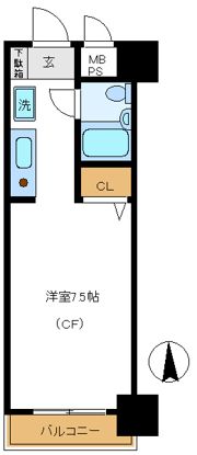 ダイアパレス大山の間取り画像