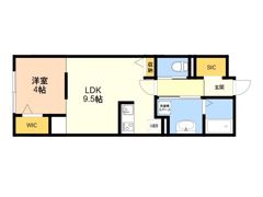 ラシックランテ今宿東の間取り画像