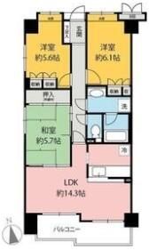 サーパス文京の間取り画像