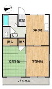 セジュール見口Ⅰの間取り画像