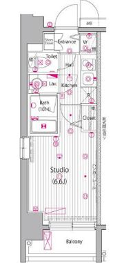 グランド・ガーラ桜木町駅前の間取り画像