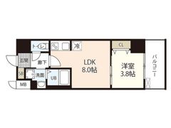 S-RESIDENCE表町の間取り画像