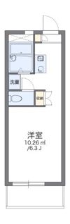レオパレスサニーコートイシガキの間取り画像