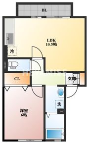 ウィルモア宮小路B棟の間取り画像