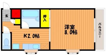 KAUL築港新町の間取り画像