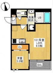GRANDTIC MK 赤田の間取り画像