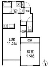 ベルリード東海神の間取り画像