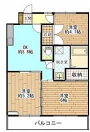 リバーハイツの間取り画像