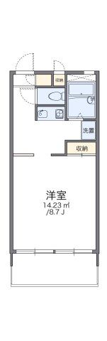 レオパレスフォレストヒルズの間取り画像
