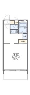 レオパレスフォレストヒルズの間取り画像