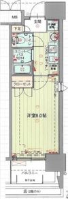パルティール原駅前の間取り画像