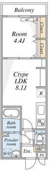 リブリ・エルカーサ亀有の間取り画像