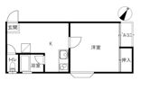 ジュネスくれないの間取り画像