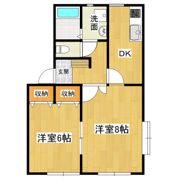 観音台ハイツC棟の間取り画像