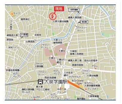 近くに施設あり
