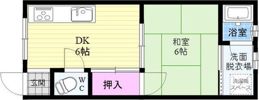 すみれマンションの間取り画像