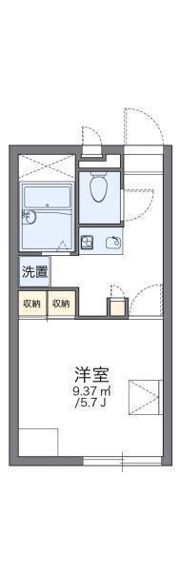 レオパレスルーチェの間取り画像
