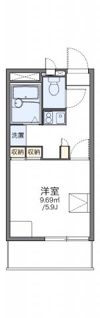 レオパレスウイング城南の間取り画像