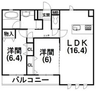 七十二候広沢の間取り画像