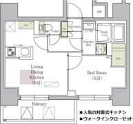 アーバネックス南森町EASTの間取り画像