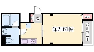 サントル花隈の間取り画像