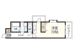 リバーフォレスト河原町（旧第2リヴィエール香川）の間取り画像