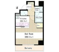 バンブー岩本町の間取り画像
