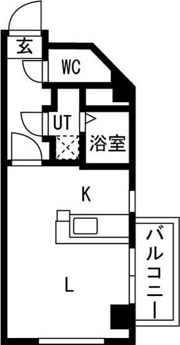 KマンションつるまいⅡの間取り画像