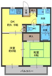 サンハイツの間取り画像