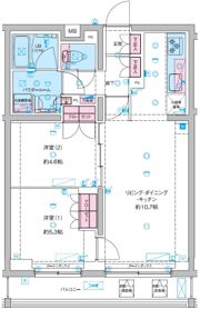 GENOVIA竹ノ塚の間取り画像