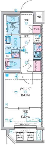 GENOVIA竹ノ塚の間取り画像