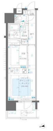 ZOOM新宿御苑前の間取り画像