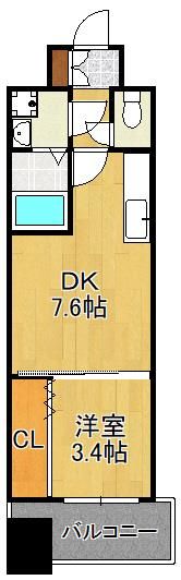 ギャラン竪町Neoの間取り画像