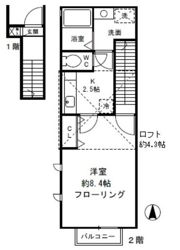 デザインコート大崎の間取り画像