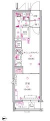 ベルシードステアー押上の間取り画像