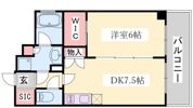 エステムコート神戸元町Ⅱリザーヴの間取り画像