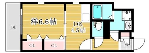 デルフィ薬院の間取り画像