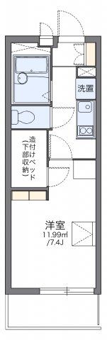 レオパレスアルタイルの間取り画像