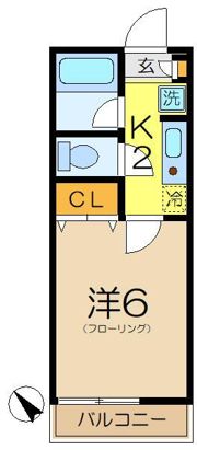 ディアコートの間取り画像