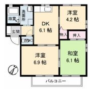 ヴィ・ラフィネ旗ケ崎 2号館の間取り画像