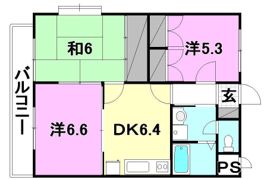 ユーミー高雄1の間取り画像