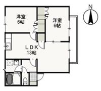 アネーロ白石の間取り画像