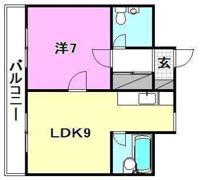 久万ノ台スカイマンションの間取り画像