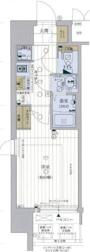 ファーストレジデンス大阪ベイサイドの間取り画像