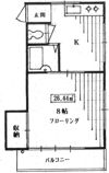 コーポ重見の間取り画像