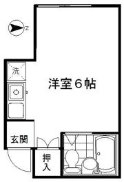 花井コーポの間取り画像