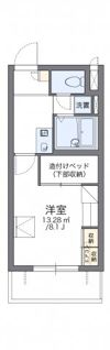 レオパレスストレーザ椿森の間取り画像